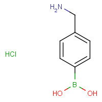 75705-21-4 4-AMINOMETHYLPHENYLBORONIC ACID HYDROCHLORIDE chemical structure