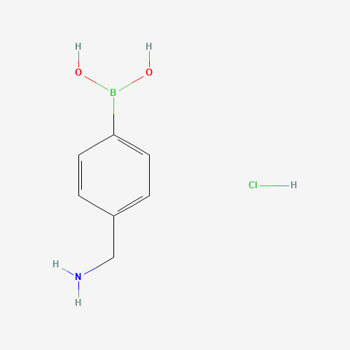 75705-21-4 4-AMINOMETHYLPHENYLBORONIC ACID HYDROCHLORIDE chemical structure
