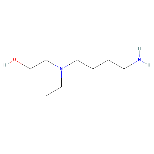 69559-11-1 2-(4-Aminopentyl(ethyl)amino)ethanol chemical structure