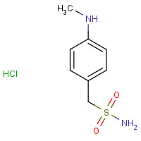 88918-84-7 4-Amino-N-methylbenzenemethanesulfonamide hydrochloride chemical structure