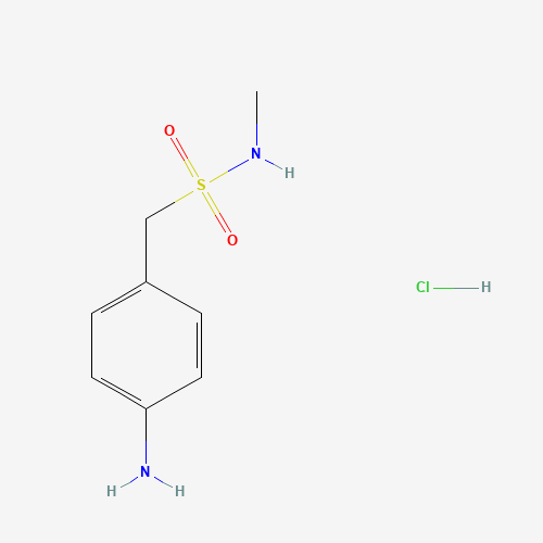 88918-84-7 4-Amino-N-methylbenzenemethanesulfonamide hydrochloride chemical structure