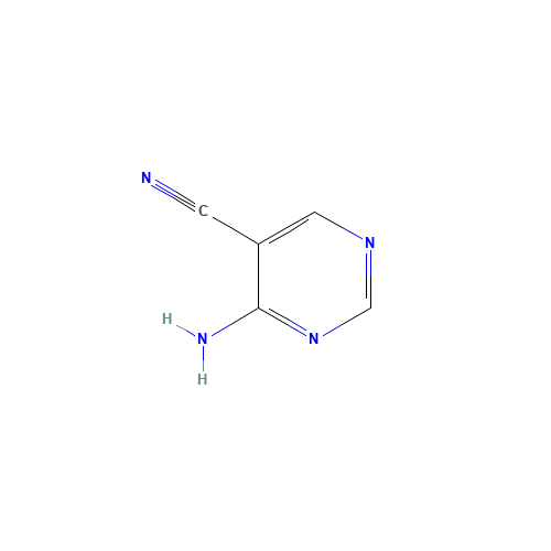 16357-69-0 4-AMINOPYRIMIDINE-5-CARBONITRILE chemical structure