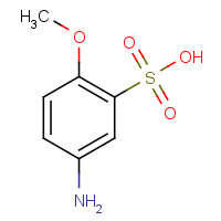 6470-17-3 p-Anisidine-2-sulfonic acid chemical structure