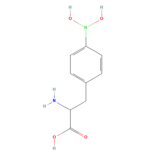 90580-64-6 4-BORONO-DL-PHENYLALANINE B10 ENRICHED chemical structure