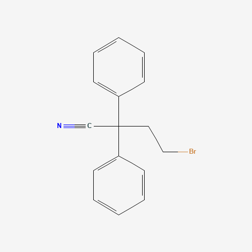 39186-58-8 4-BROMO-2,2-DIPHENYLBUTYRONITRILE chemical structure