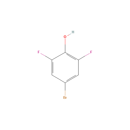 104197-13-9 4-BROMO-2,6-DIFLUOROPHENOL chemical structure
