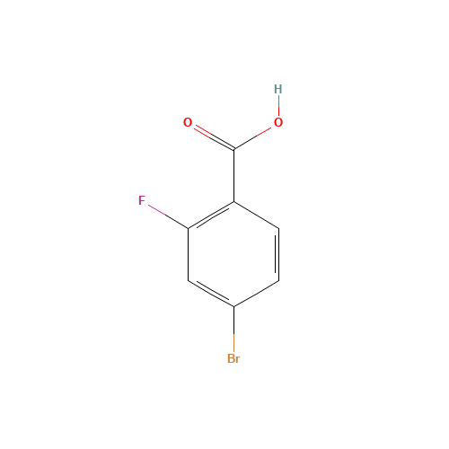 112704-79-7 4-Bromo-2-fluorobenzoic acid chemical structure