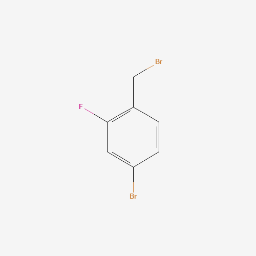 76283-09-5 4-Bromo-2-fluorobenzyl bromide chemical structure