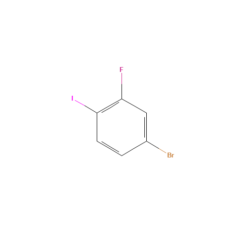 105931-73-5 1-BROMO-3-FLUORO-4-IODOBENZENE chemical structure