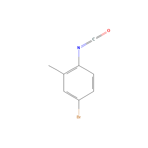 1591-98-6 4-BROMO-2-METHYLPHENYL ISOCYANATE chemical structure