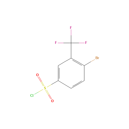 351003-47-9 4-BROMO-3-(TRIFLUOROMETHYL)BENZENESULFONYL CHLORIDE chemical structure