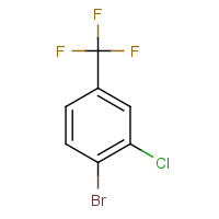 402-04-0 1-BROMO-2-CHLORO-4-TRIFLUOROMETHYL-BENZENE chemical structure