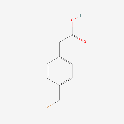 13737-36-5 4-(BROMOMETHYL)PHENYLACETIC ACID chemical structure