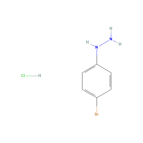 622-88-8 4-Bromophenylhydrazine hydrochloride chemical structure