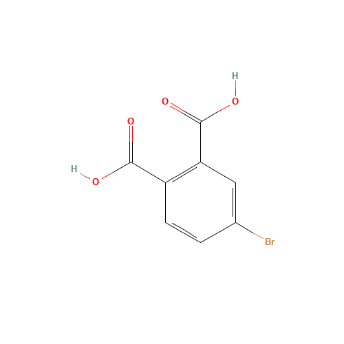 6968-28-1 4-Bromophthalic acid chemical structure