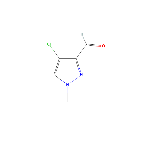 175204-81-6 4-CHLORO-1-METHYL-1H-PYRAZOLE-3-CARBALDEHYDE chemical structure