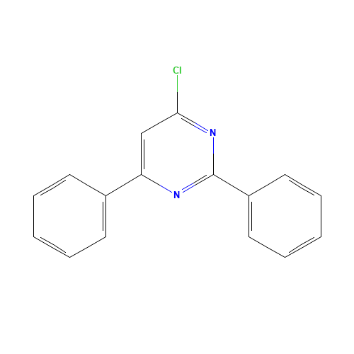29509-91-9 4-CHLORO-2,6-DIPHENYLPYRIMIDINE chemical structure