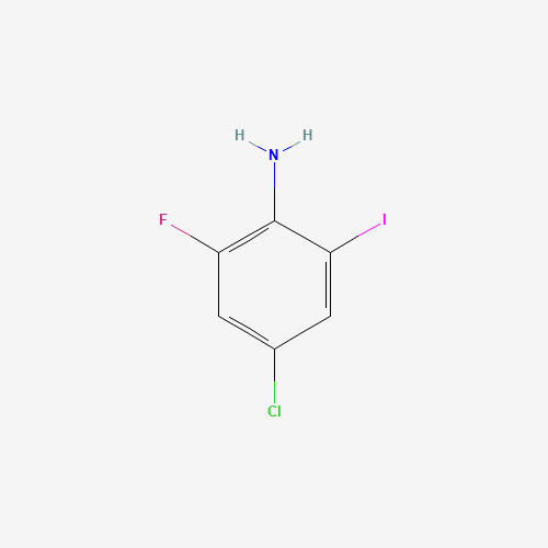 216393-67-8 4-CHLORO-2-FLUORO-6-IODOANILINE chemical structure