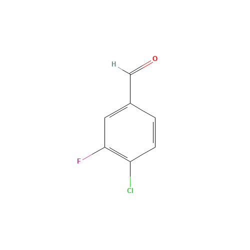 5527-95-7 4-Chloro-3-fluorobenzaldehyde chemical structure