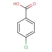 74-11-3 4-Chlorobenzoic acid chemical structure