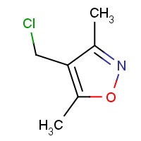 19788-37-5 4-(CHLOROMETHYL)-3,5-DIMETHYLISOXAZOLE chemical structure