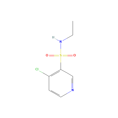 59582-90-0 4-Chloro-N-ethyl-3-pyridinesulfonamide chemical structure