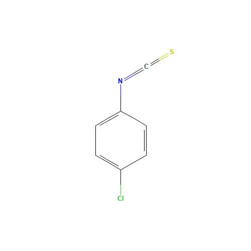 2131-55-7 4-CHLOROPHENYL ISOTHIOCYANATE chemical structure