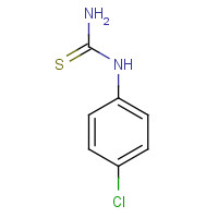 3696-23-9 4-CHLOROPHENYLTHIOUREA chemical structure