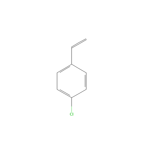 1073-67-2 4-Chlorostyrene chemical structure