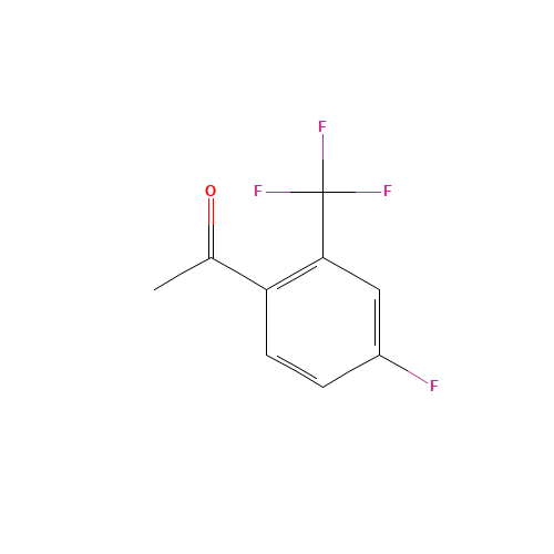 208173-21-1 4'-Fluoro-2'-(trifluoromethyl)acetophenone chemical structure