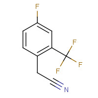 80141-94-2 4-FLUORO-2-(TRIFLUOROMETHYL)PHENYLACETONITRILE chemical structure