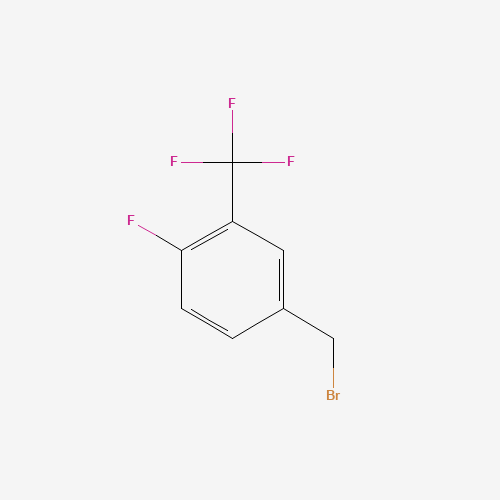 184970-26-1 4-FLUORO-3-(TRIFLUOROMETHYL)BENZYL BROMIDE chemical structure