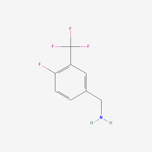 67515-74-6 4-FLUORO-3-(TRIFLUOROMETHYL)BENZYLAMINE chemical structure