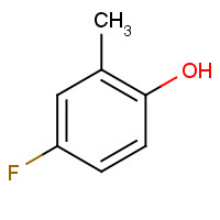 452-72-2 4-Fluoro-2-methylphenol chemical structure