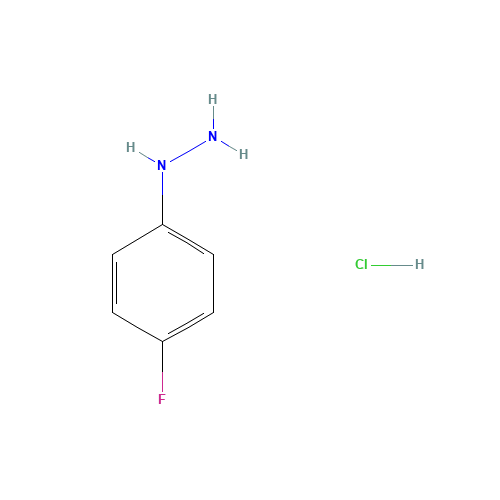 823-85-8 4-Fluorophenylhydrazine hydrochloride chemical structure