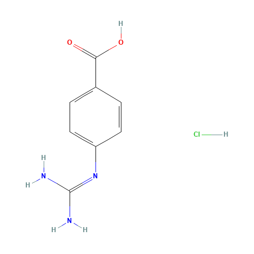42823-46-1 4-Guanidinobenzoic acid hydrochloride chemical structure