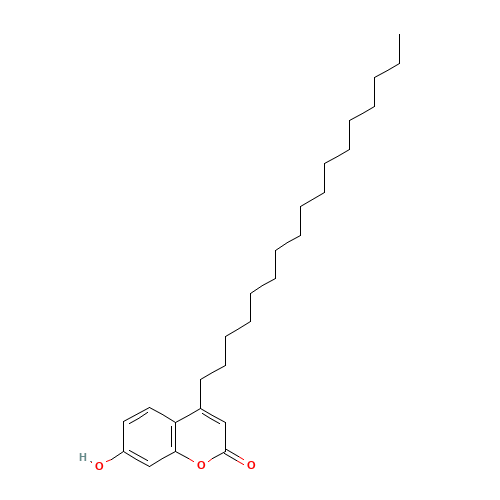 26038-83-5 4-HEPTADECYLUMBELLIFERONE chemical structure