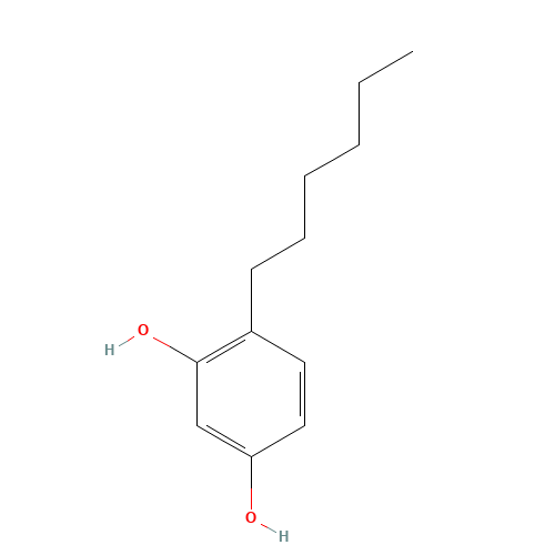 136-77-6 4-Hexyl-1,3-benzenediol chemical structure