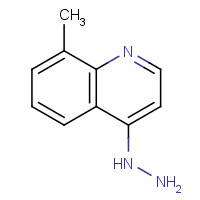 68500-35-6 4-HYDRAZINO-8-METHYLQUINOLINE chemical structure