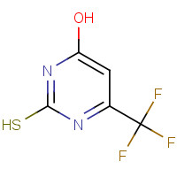 368-54-7 4-HYDROXY-6-(TRIFLUOROMETHYL)PYRIMIDINE-2-THIOL chemical structure