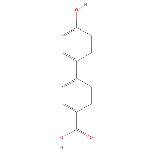 58574-03-1 4'-Hydroxy-4-biphenylcarboxylic acid chemical structure