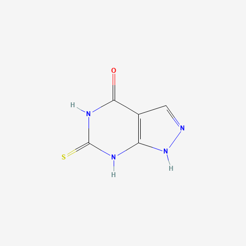24521-76-4 4-HYDROXY-6-MERCAPTOPYRAZOLO[3,4-D]PYRIMIDINE chemical structure