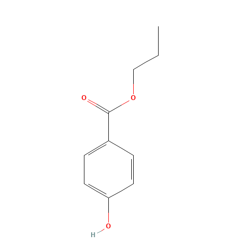 94-13-3 Propylparaben chemical structure
