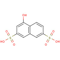 578-85-8 1-Naphthol-3,6-disulfonic acid chemical structure