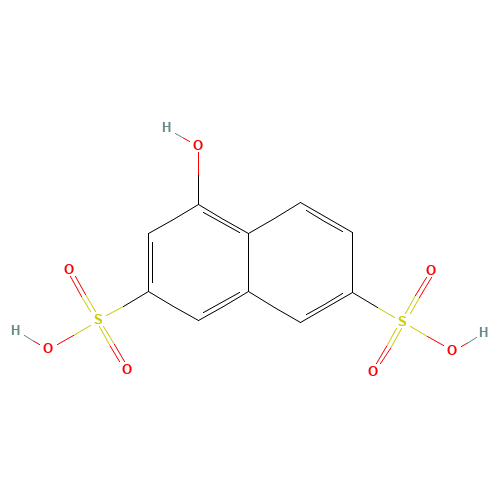 578-85-8 1-Naphthol-3,6-disulfonic acid chemical structure