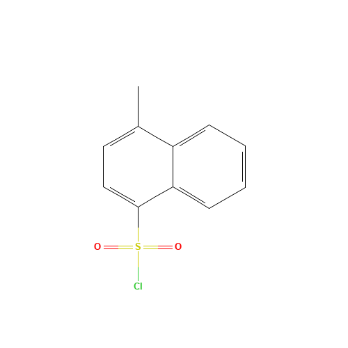 10447-11-7 4-METHYL-1-NAPHTHALENESULFONYL CHLORIDE chemical structure