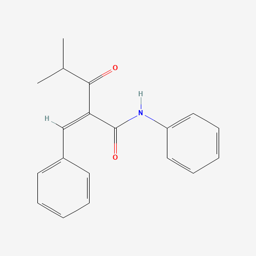 125971-57-5 2-Benzylidene isobutyryl acetanilide chemical structure