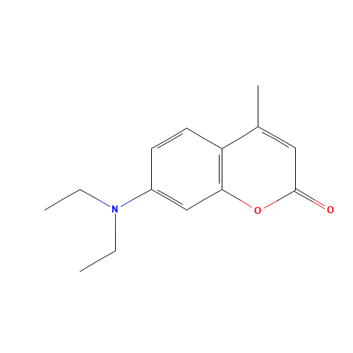 91-44-1 7-Diethylamino-4-methylcoumarin chemical structure