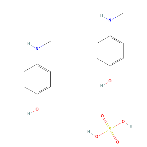 55-55-0 4-Methylaminophenol sulfate chemical structure