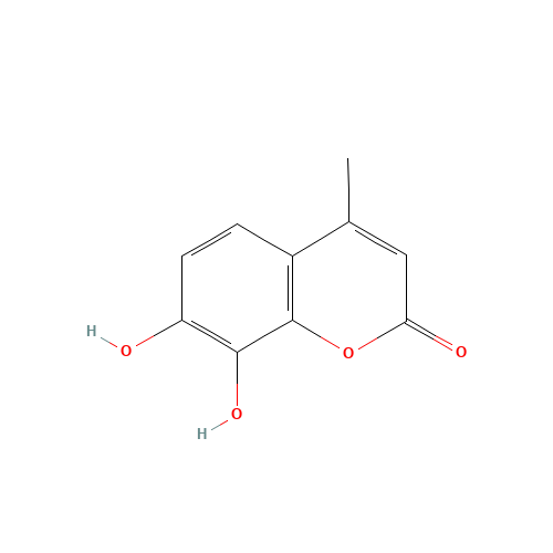 2107-77-9 7,8-DIHYDROXY-4-METHYLCOUMARIN chemical structure